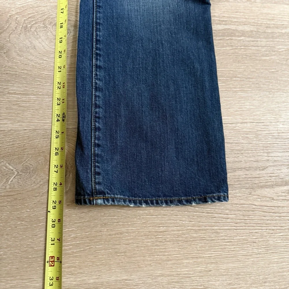 Gap Jeans Boot Fit Mens‎ Size 36x30 Blue Relaxed Y2K 90s Grunge Distressed